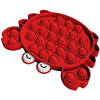 Los mejores  - Animal Cangrejo Empuje Burbuja Fidget Juguete sensorial Autismo Necesidades especiales Alivio del estrés